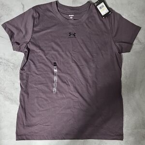 Under Armour Women's Dark Purple Short Sleeve Tee